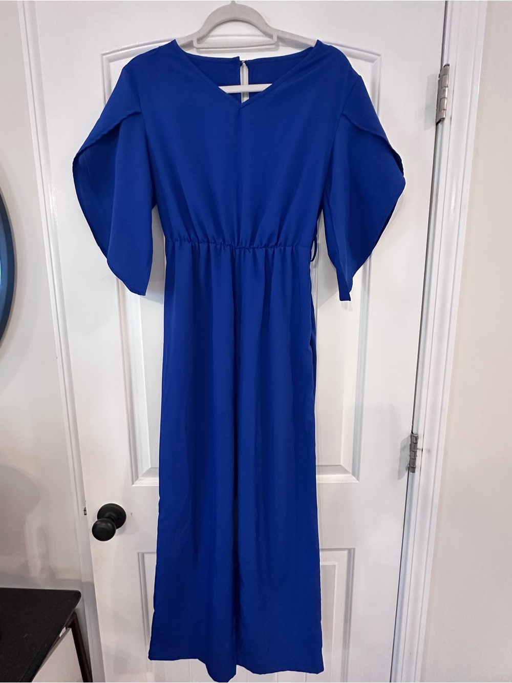 Blue V-Neck romper